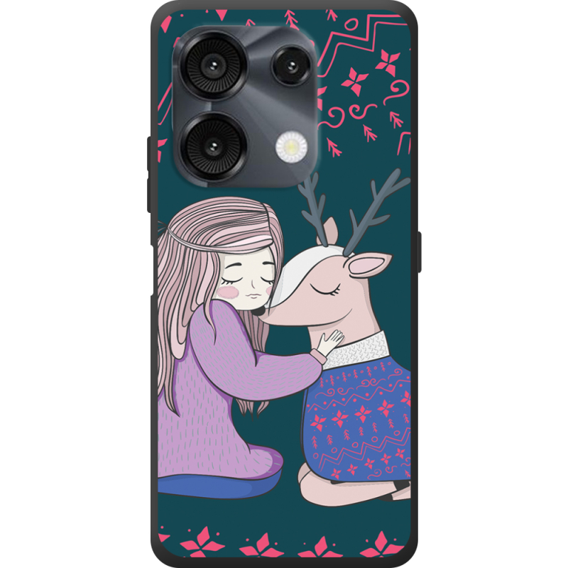 Чохол BoxFace Umidigi G9 Girl and deer