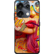 Чохол BoxFace Umidigi G9 Yellow Girl Pop Art