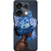 Чохол BoxFace Umidigi G9 Exquisite Blue Flowers