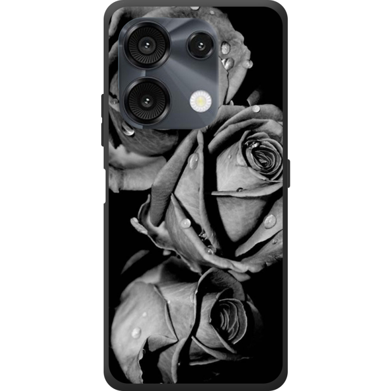 Чохол BoxFace Umidigi G9 Black and White Roses
