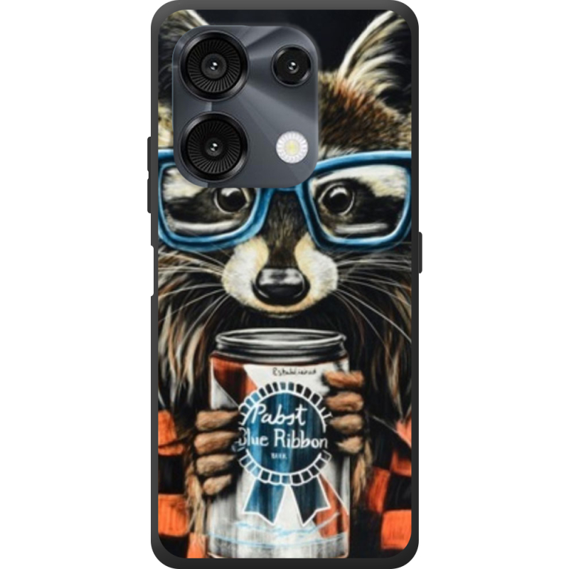 Чохол BoxFace Umidigi G9 Енот с банкой