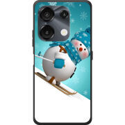 Чохол BoxFace Umidigi G9 Skier Snowman