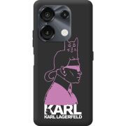 Чорний чохол BoxFace Umidigi G9 Pink Karl