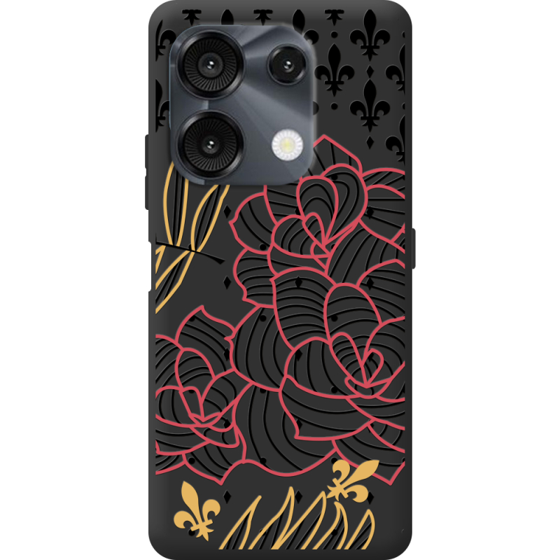 Чорний чохол BoxFace Umidigi G9 FranceFlowers