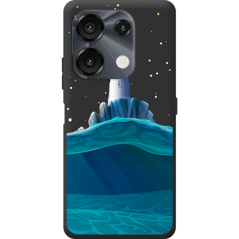 Чорний чохол BoxFace Umidigi G9 Lighthouse
