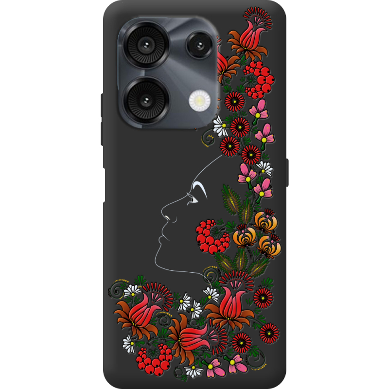 Чорний чохол BoxFace Umidigi G9 3D Ukrainian Muse