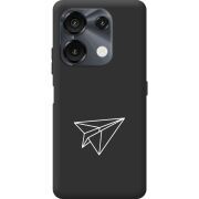 Чорний чохол BoxFace Umidigi G9 Paper Plane