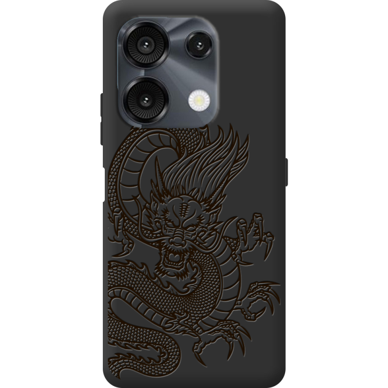 Чорний чохол BoxFace Umidigi G9 Chinese Dragon