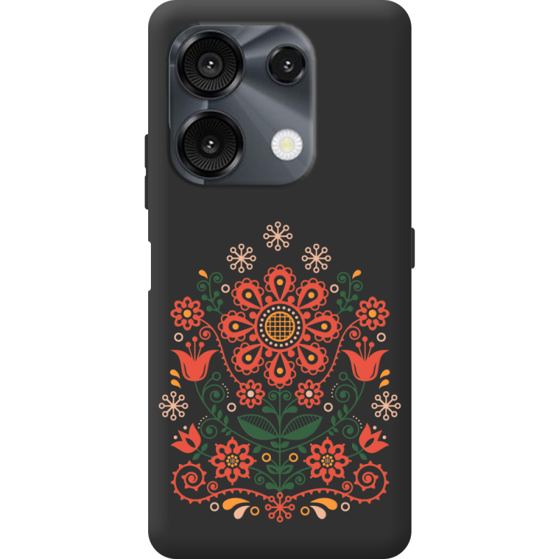 Чорний чохол BoxFace Umidigi G9 Ukrainian Ornament