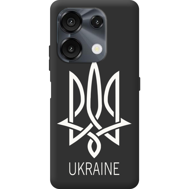 Чорний чохол BoxFace Umidigi G9 Тризуб монограмма ukraine