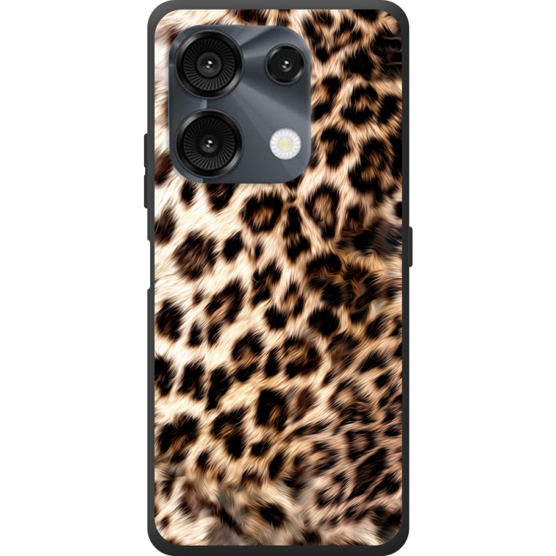 Чорний чохол BoxFace Umidigi G9 Леопардовий