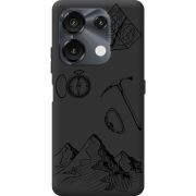 Чорний чохол BoxFace Umidigi G9 Mountains