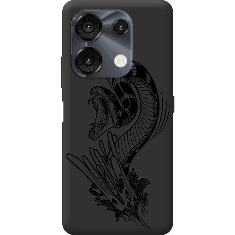 Чорний чохол BoxFace Umidigi G9 Snake