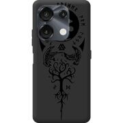 Чорний чохол BoxFace Umidigi G9 Hugin and Munin