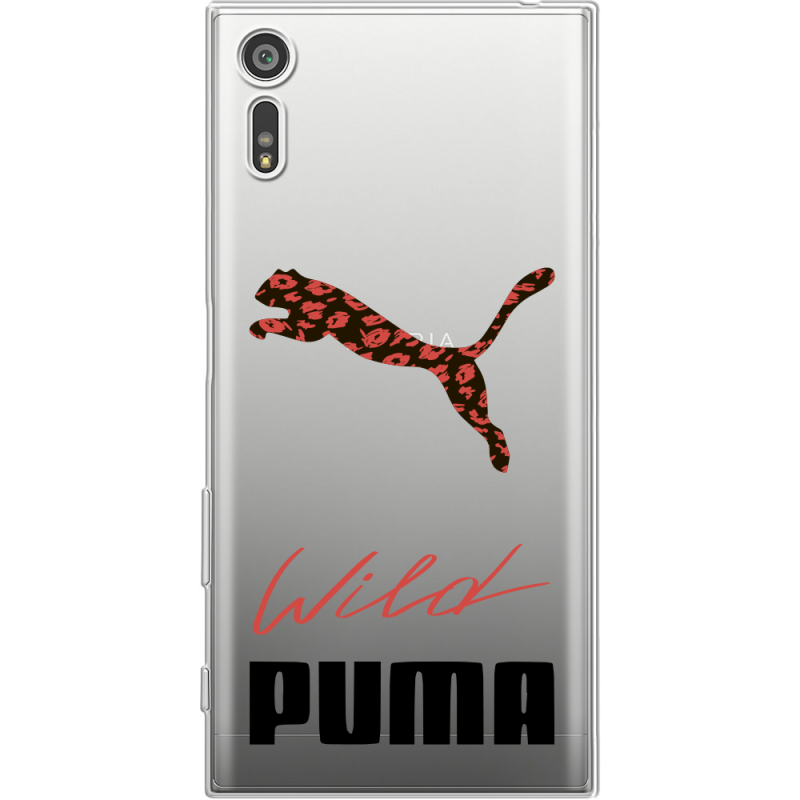 Прозрачный чехол Uprint Sony Xperia XZ F8332 Wild Cat