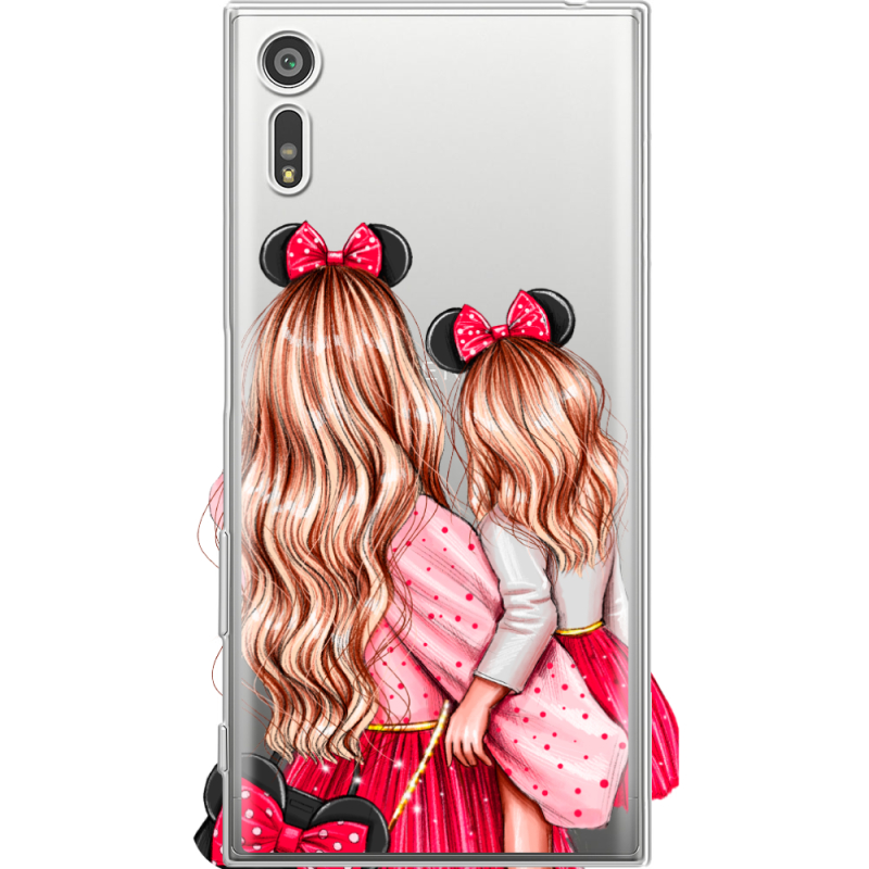 Прозрачный чехол Uprint Sony Xperia XZ F8332 Mouse Girls