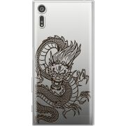 Прозрачный чехол Uprint Sony Xperia XZ F8332 Chinese Dragon