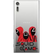 Прозрачный чехол Uprint Sony Xperia XZ F8332 siquid game люди в красном