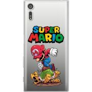 Прозрачный чехол Uprint Sony Xperia XZ F8332 Super Mario