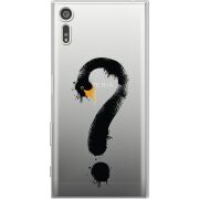 Прозрачный чехол Uprint Sony Xperia XZ F8332 Swan question