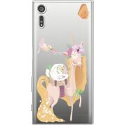 Прозрачный чехол Uprint Sony Xperia XZ F8332 Uni Blonde