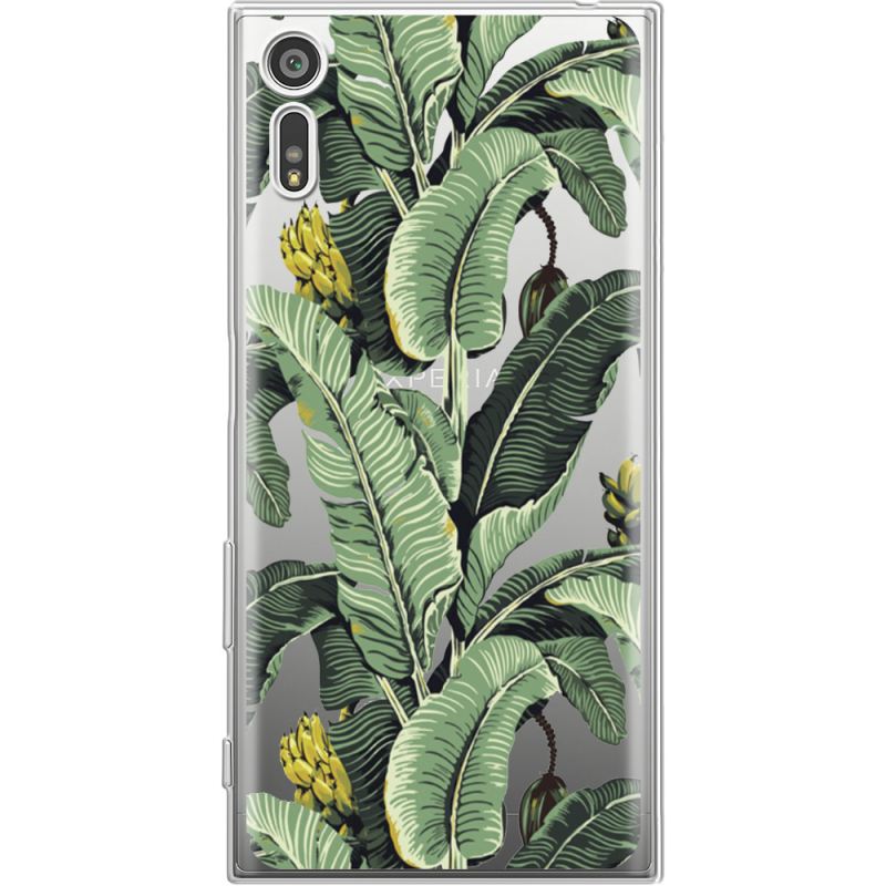 Прозрачный чехол Uprint Sony Xperia XZ F8332 Banana Leaves