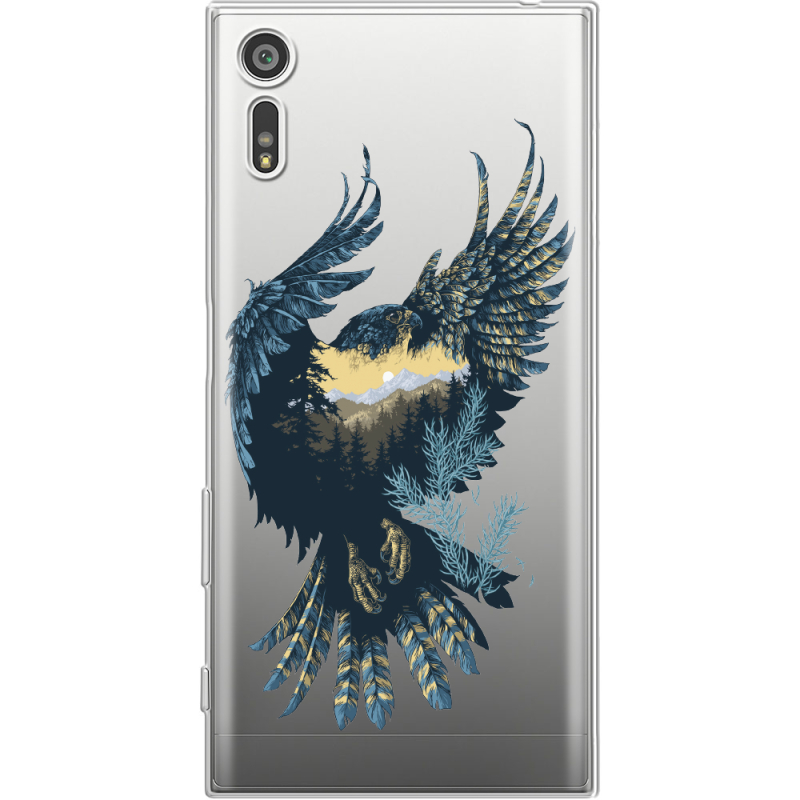 Прозрачный чехол Uprint Sony Xperia XZ F8332 Eagle