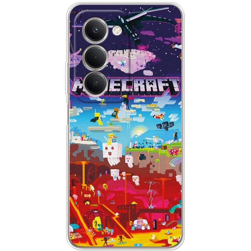 Чохол BoxFace Xiaomi Redmi 15 171 mm Minecraft World Beyond