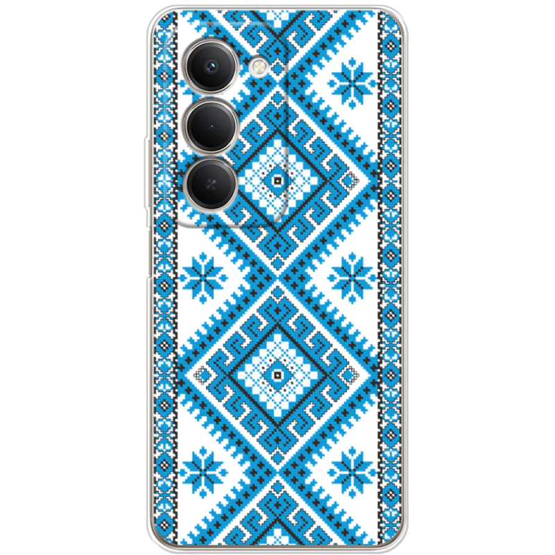 Чохол BoxFace Xiaomi Redmi 15 171 mm Блакитний Орнамент