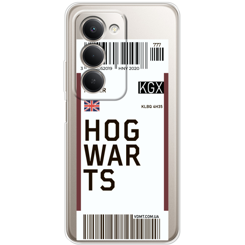 Прозорий чохол BoxFace Xiaomi Redmi 15 171 mm Ticket Hogwarts