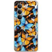 Прозорий чохол BoxFace Xiaomi Redmi 15 171 mm Butterfly Morpho