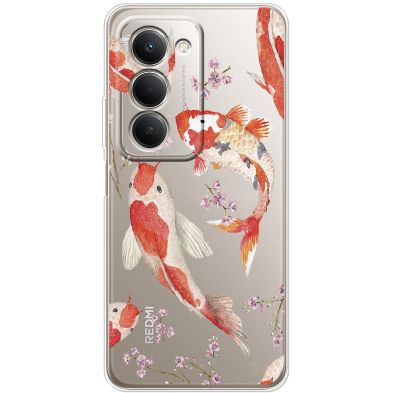 Прозорий чохол BoxFace Xiaomi Redmi 15 171 mm Japanese Koi Fish