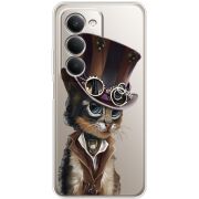 Прозорий чохол BoxFace Xiaomi Redmi 15 171 mm Steampunk Cat