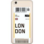 Прозрачный чехол Uprint Xiaomi Redmi 4A Ticket London