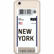 Прозрачный чехол Uprint Xiaomi Redmi 4A Ticket New York