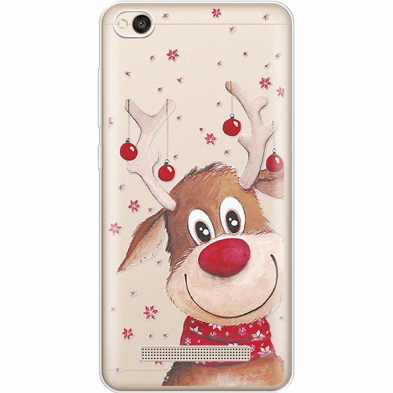 Прозрачный чехол Uprint Xiaomi Redmi 4A Winter Deer