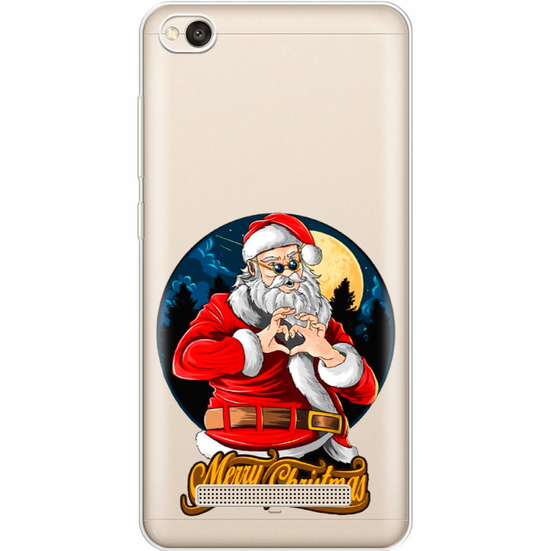 Прозрачный чехол Uprint Xiaomi Redmi 4A Cool Santa