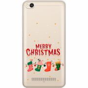 Прозрачный чехол Uprint Xiaomi Redmi 4A Merry Christmas