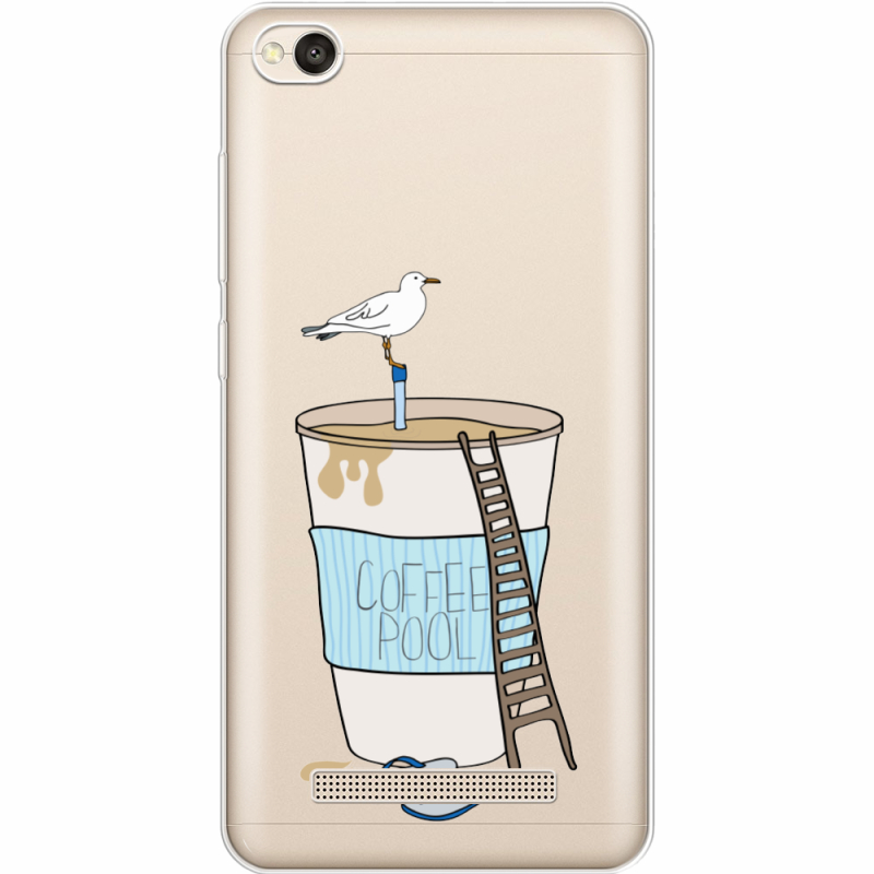 Прозрачный чехол Uprint Xiaomi Redmi 4A Segull in Cofee Pool
