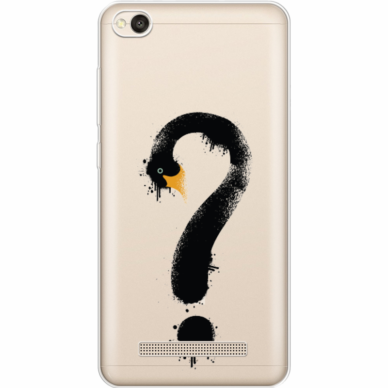 Прозрачный чехол Uprint Xiaomi Redmi 4A Swan question