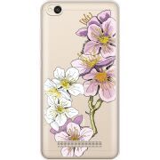 Прозрачный чехол Uprint Xiaomi Redmi 4A Cherry Blossom