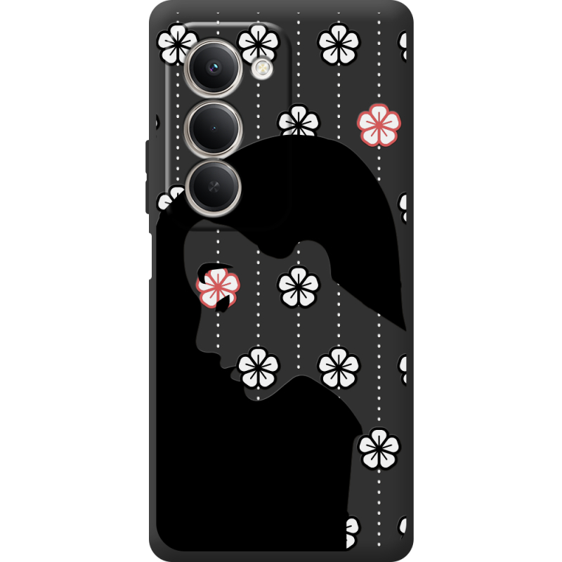 Чорний чохол BoxFace Xiaomi Redmi 15 171 mm Flower Hair