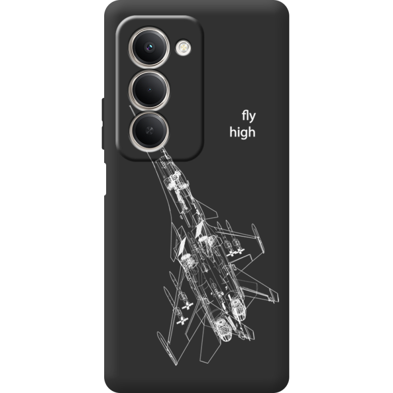 Чорний чохол BoxFace Xiaomi Redmi 15 171 mm Військовий літак