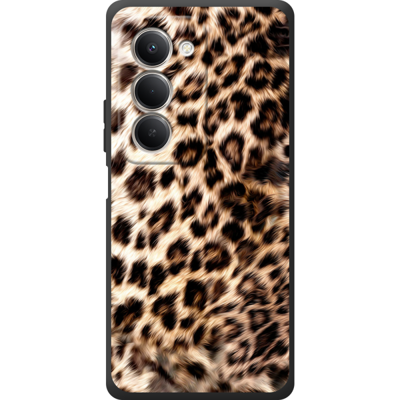 Чорний чохол BoxFace Xiaomi Redmi 15 171 mm Леопардовий