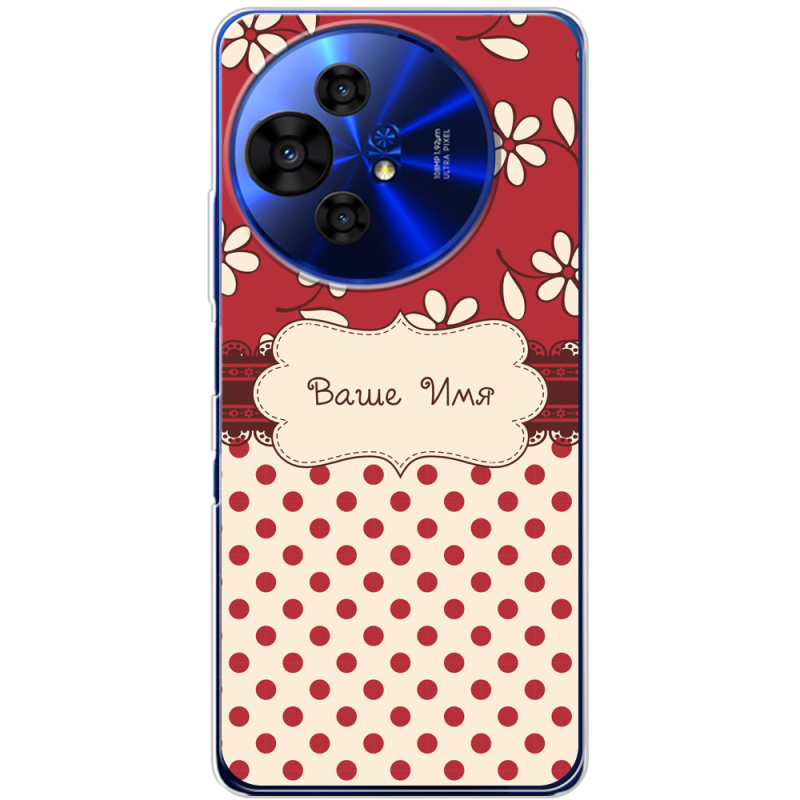 Чохол BoxFace TCL 50 Pro NxtPaper 5G Именной Polka Dots