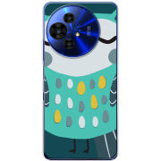 Чохол BoxFace TCL 50 Pro NxtPaper 5G Green Owl