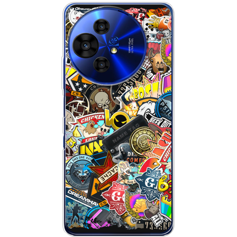 Чохол BoxFace TCL 50 Pro NxtPaper 5G CS:Go Stickerbombing