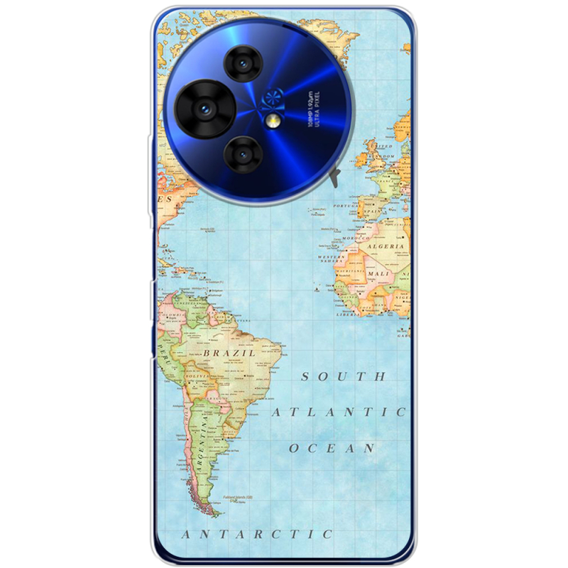 Чохол BoxFace TCL 50 Pro NxtPaper 5G Карта