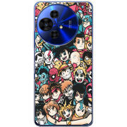 Чохол BoxFace TCL 50 Pro NxtPaper 5G Anime Stickers