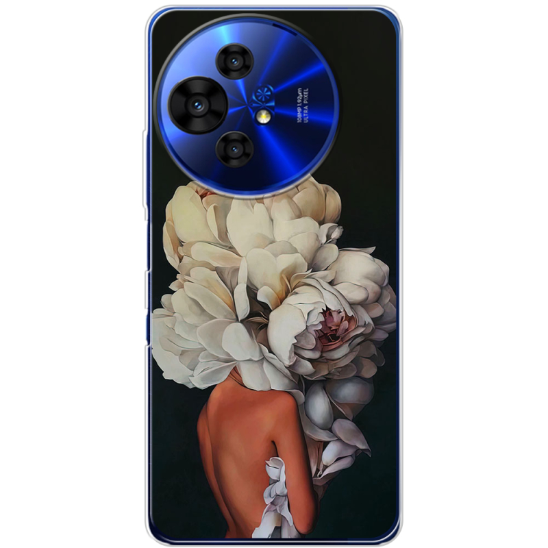Чохол BoxFace TCL 50 Pro NxtPaper 5G Exquisite White Flowers